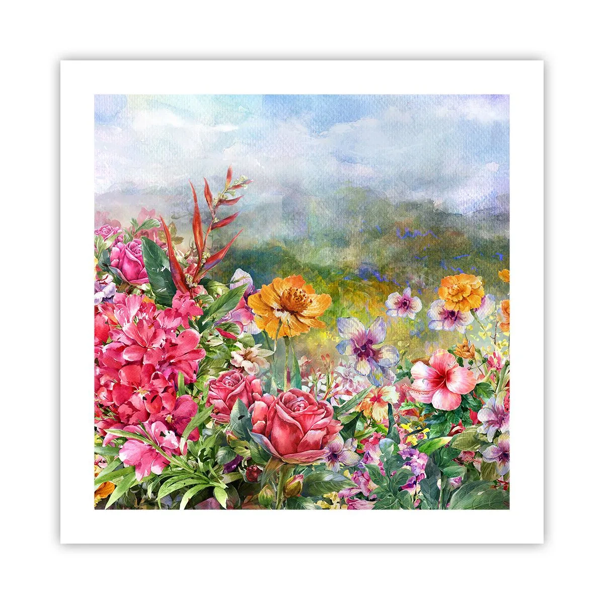 Poszter - A kert, amelyik megőrült - 50x50 cm