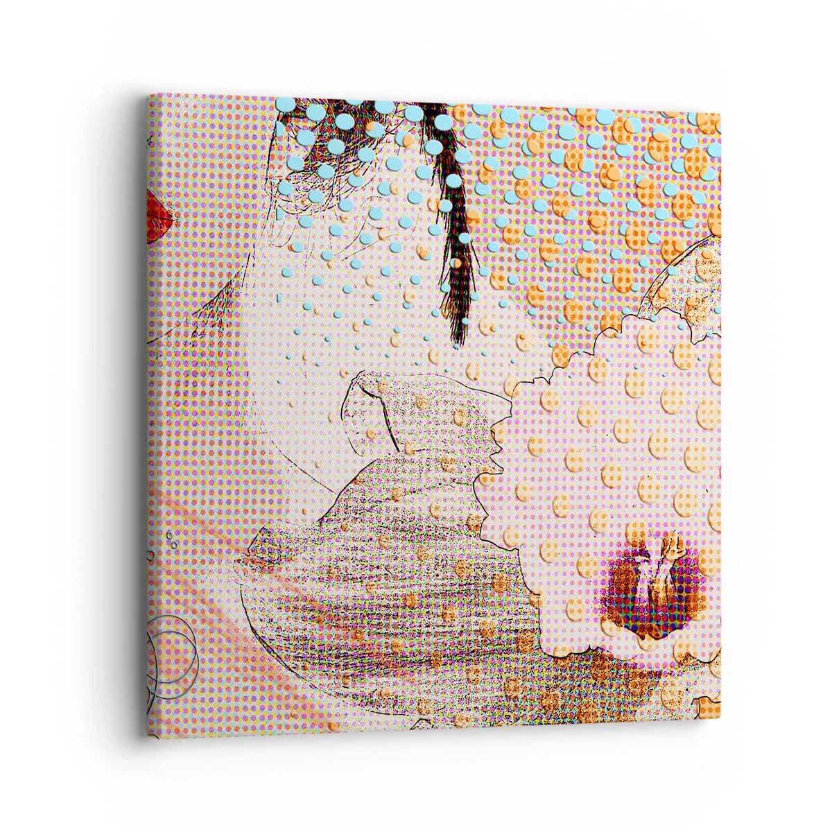 Vászonkép - Képregényes heroin - 30x30 cm