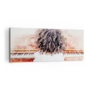 Vászonkép - Az új világban - 100x40 cm