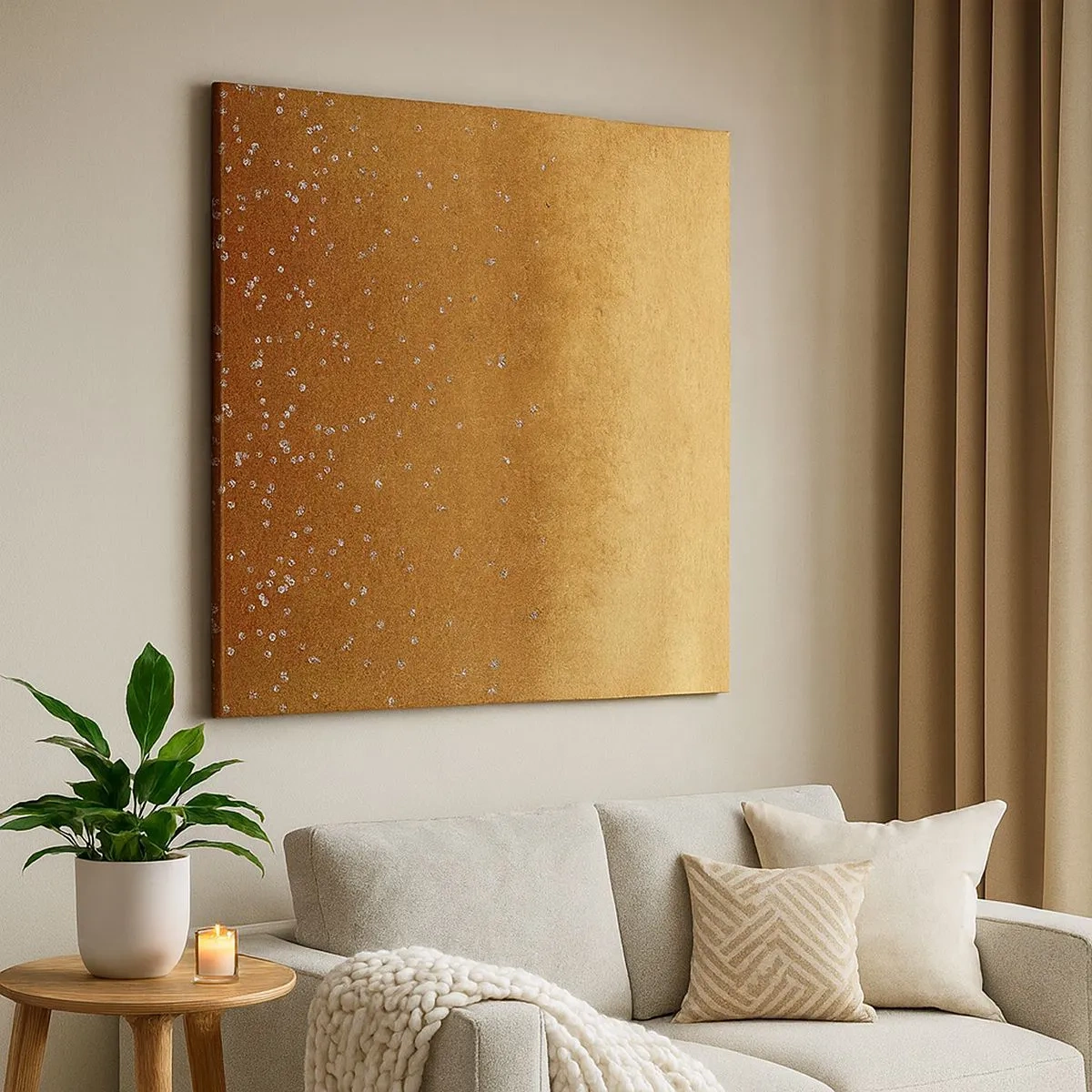 Vászonkép - A fény születése - 30x30 cm