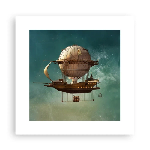 Poszter - Julius Verne üdvözöl - 30x30 cm
