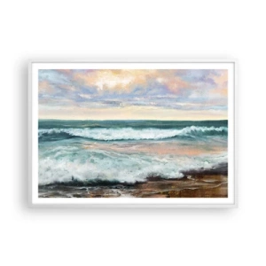 Poszter fekete keretben - Itt kisimítod a lelked - 100x70 cm