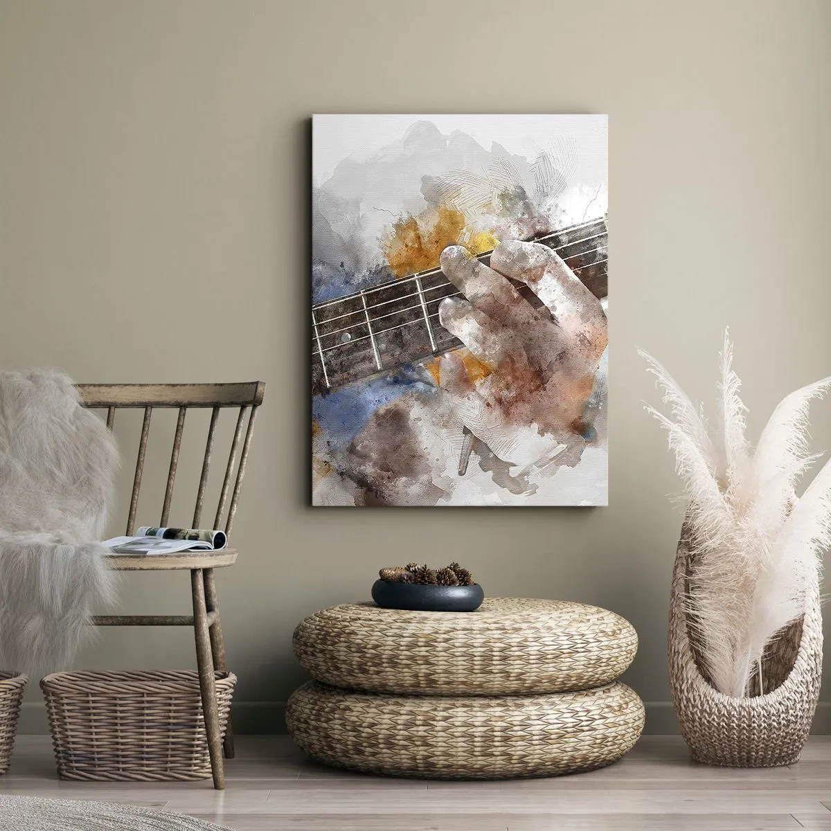 Vászonkép - Költészet a húrok között - 50x70 cm