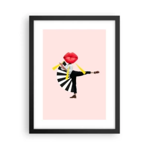 Poszter fehér keretben - Szürreális pop art - 30x40 cm