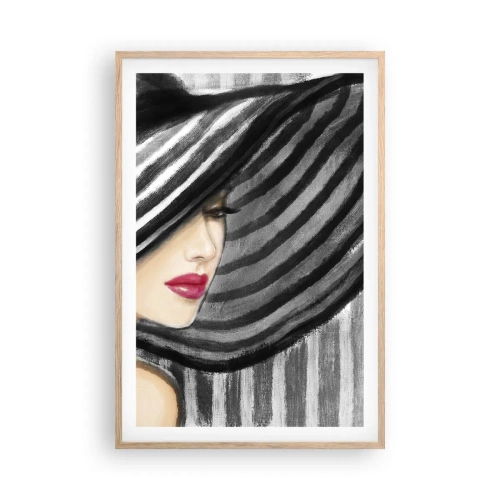 Poszter világos tölgy keretben - Hol keressünk? - 61x91 cm