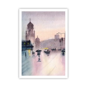 Poszter - Az esős ködben - 70x100 cm