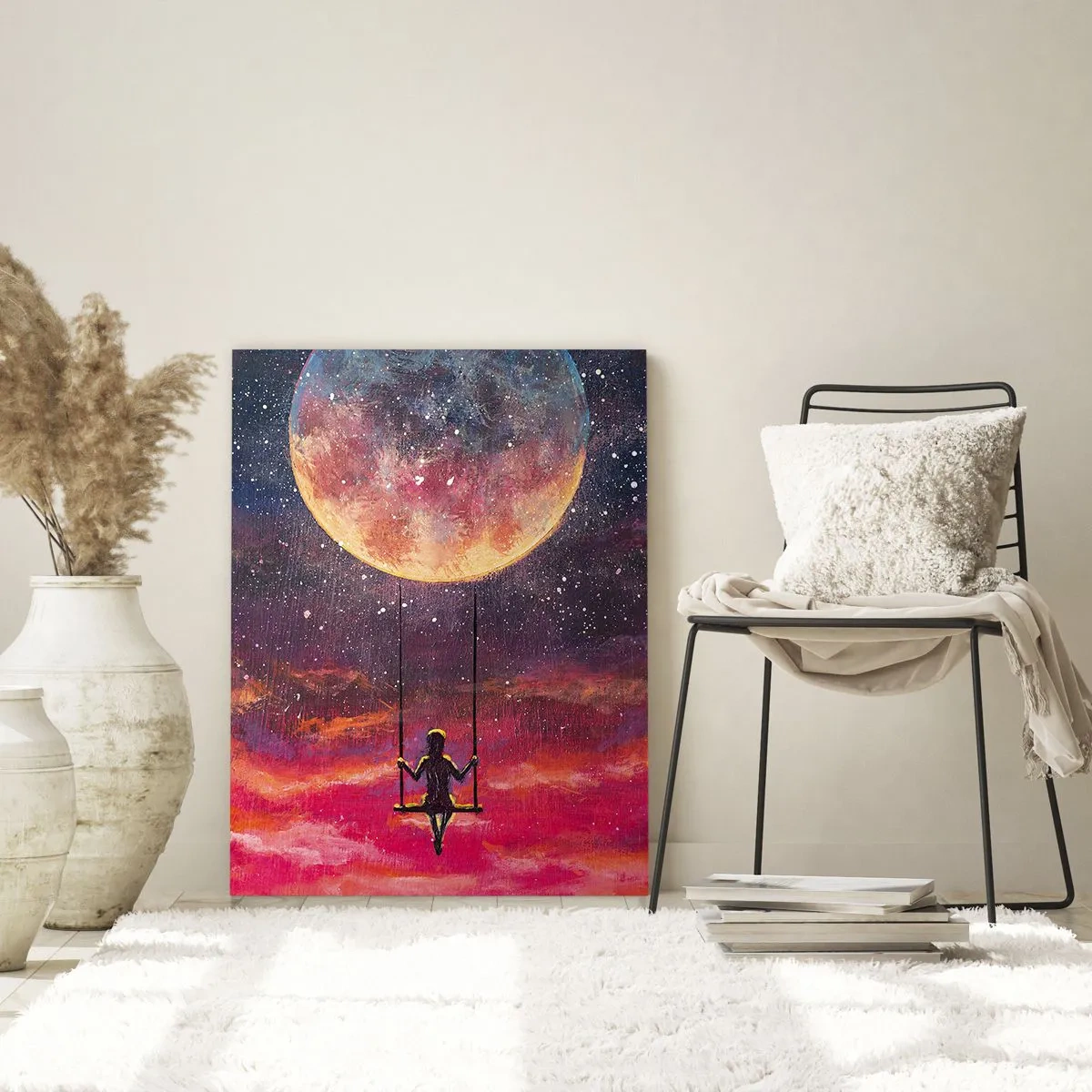 Üveg kép - Álmodozva - 80x120 cm