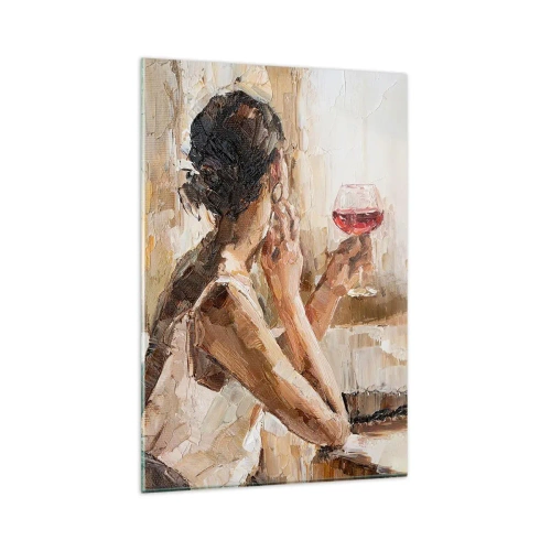 Üveg kép - Egy jó pillanat íze - 80x120 cm