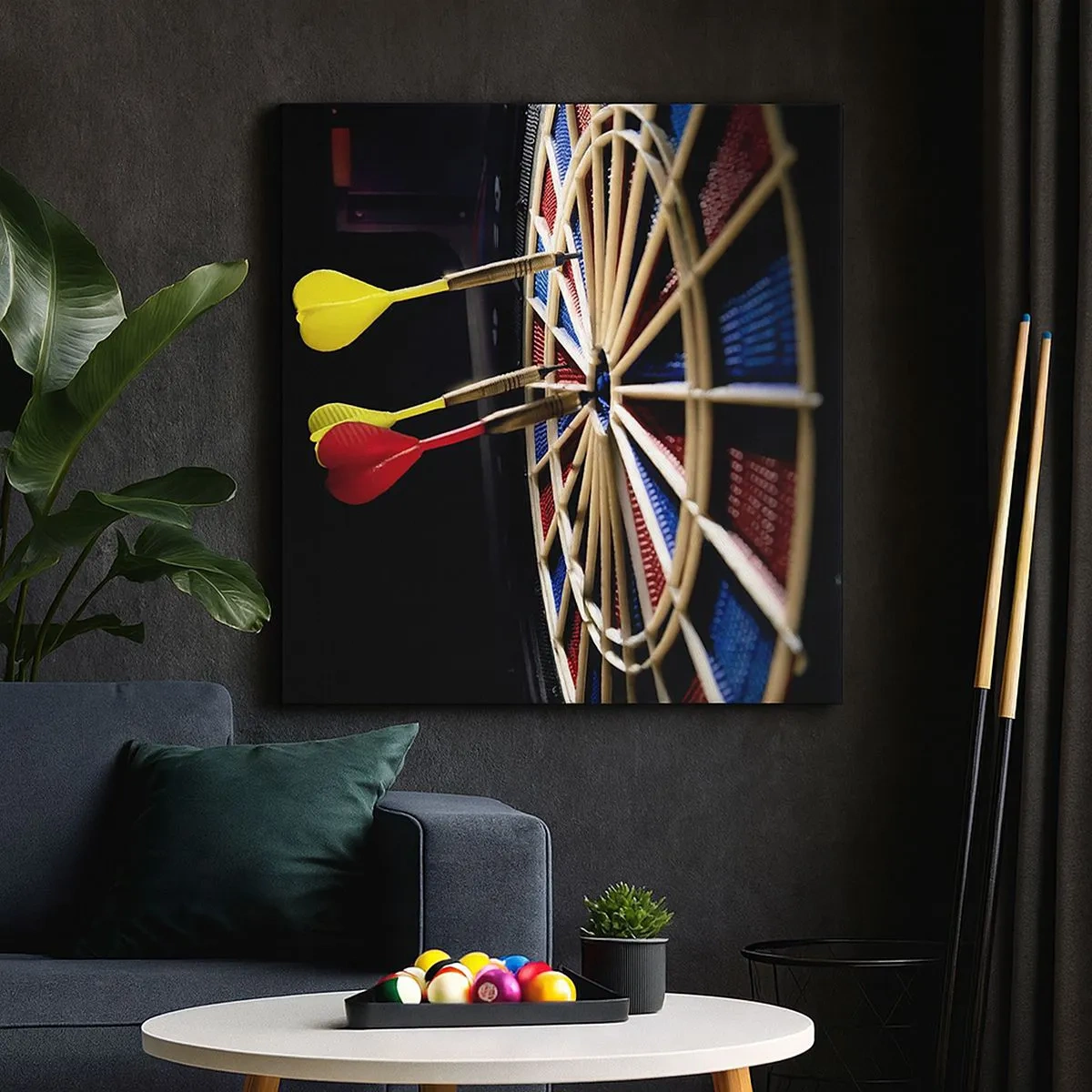 Vászonkép - Pont a lényeg - 30x30 cm