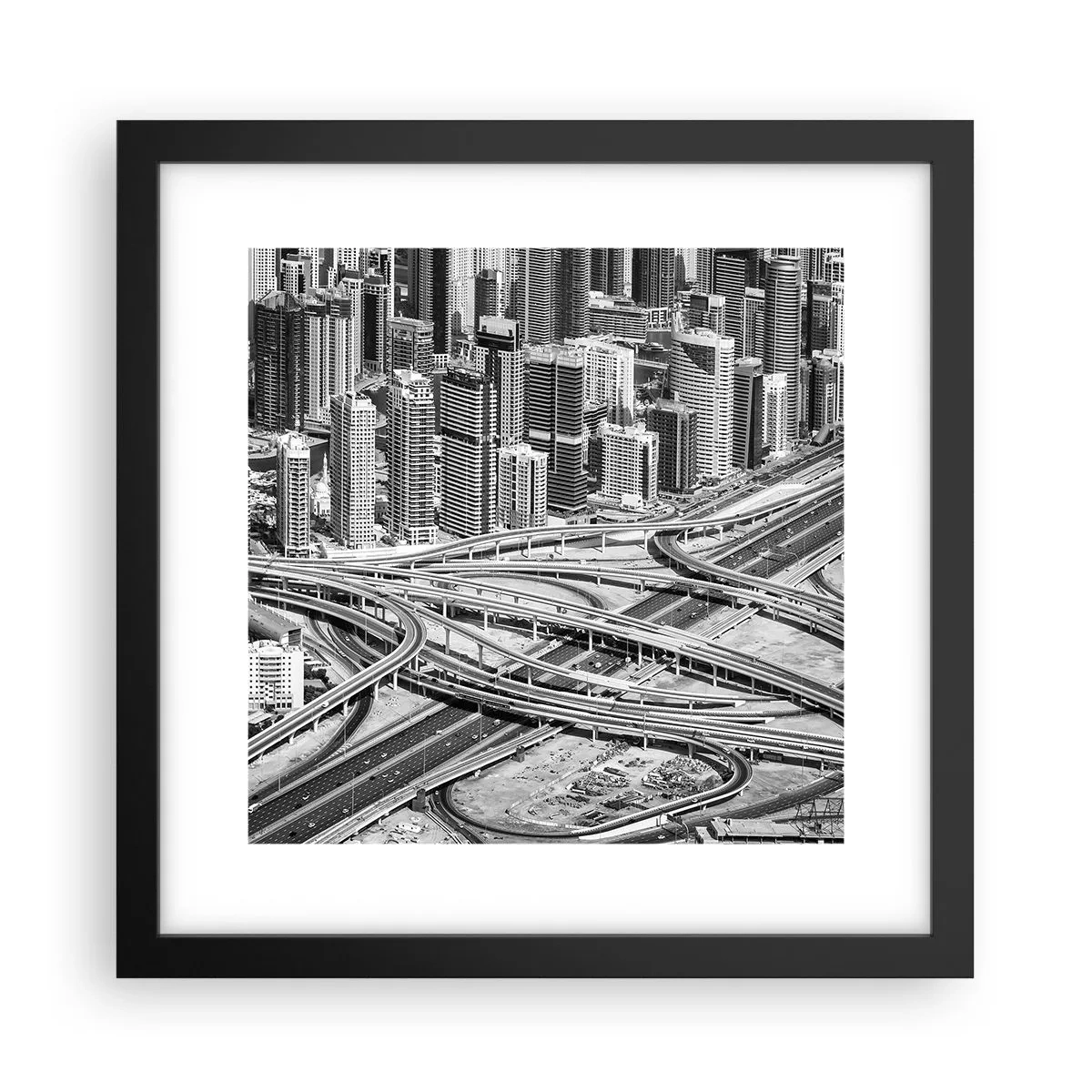 Poszter fehér keretben - Dubai – a lehetetlen város - 30x30 cm