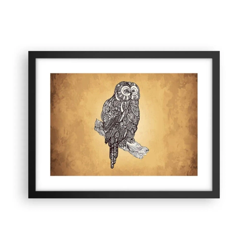 Poszter fehér keretben - A bölcsesség bonyolult díszei - 40x30 cm