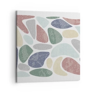 Vászonkép - Mozaik púderes színekből - 60x60 cm