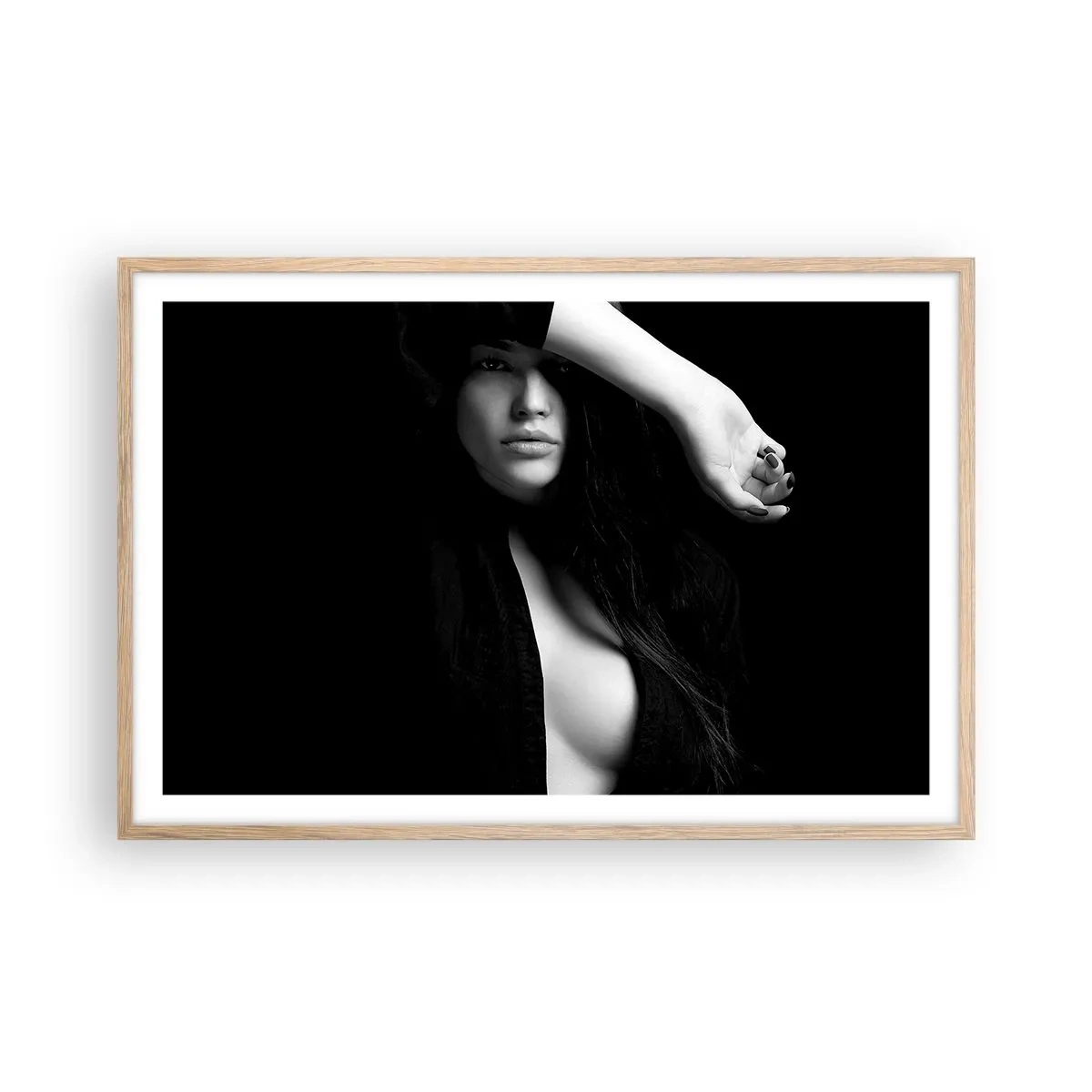 Poszter világos tölgy keretben - A csábítás iskolája - 91x61 cm