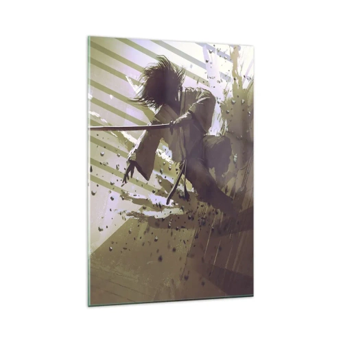 Üveg kép - Te is lehetsz szamuráj - 80x120 cm