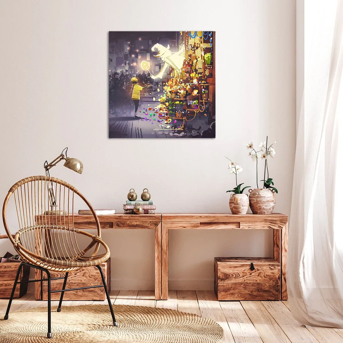 Vászonkép - A mágia létezik - 70x70 cm