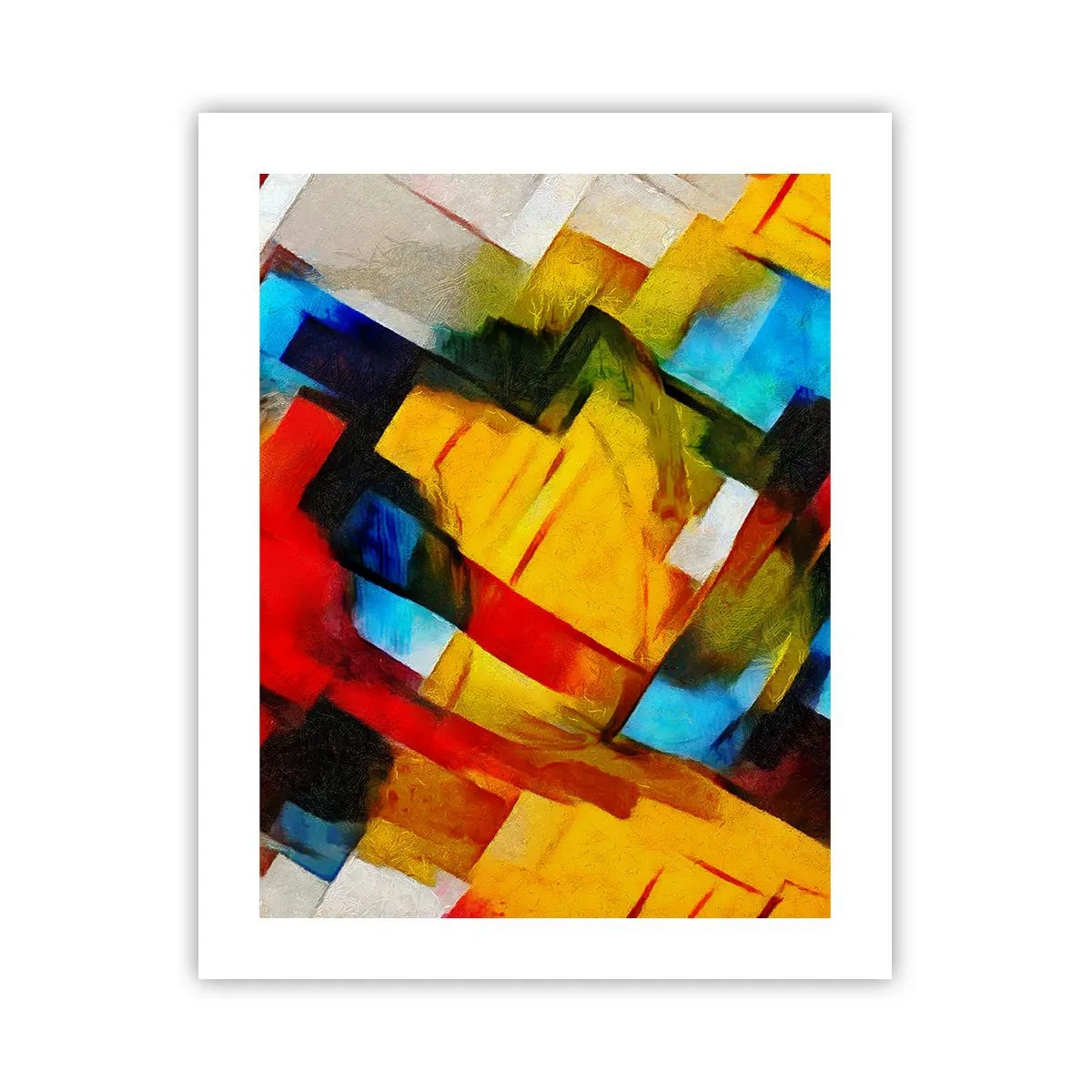 Poszter - Többszínű réteges - 40x50 cm