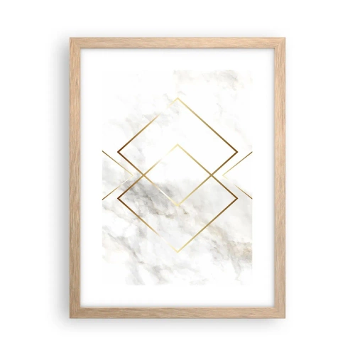 Poszter világos tölgy keretben - Kilátás a végtelenbe - 30x40 cm