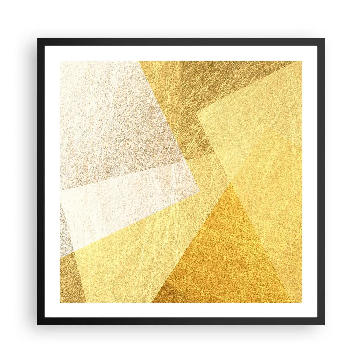 Poszter fehér keretben - A geometria időjárása - 60x60 cm
