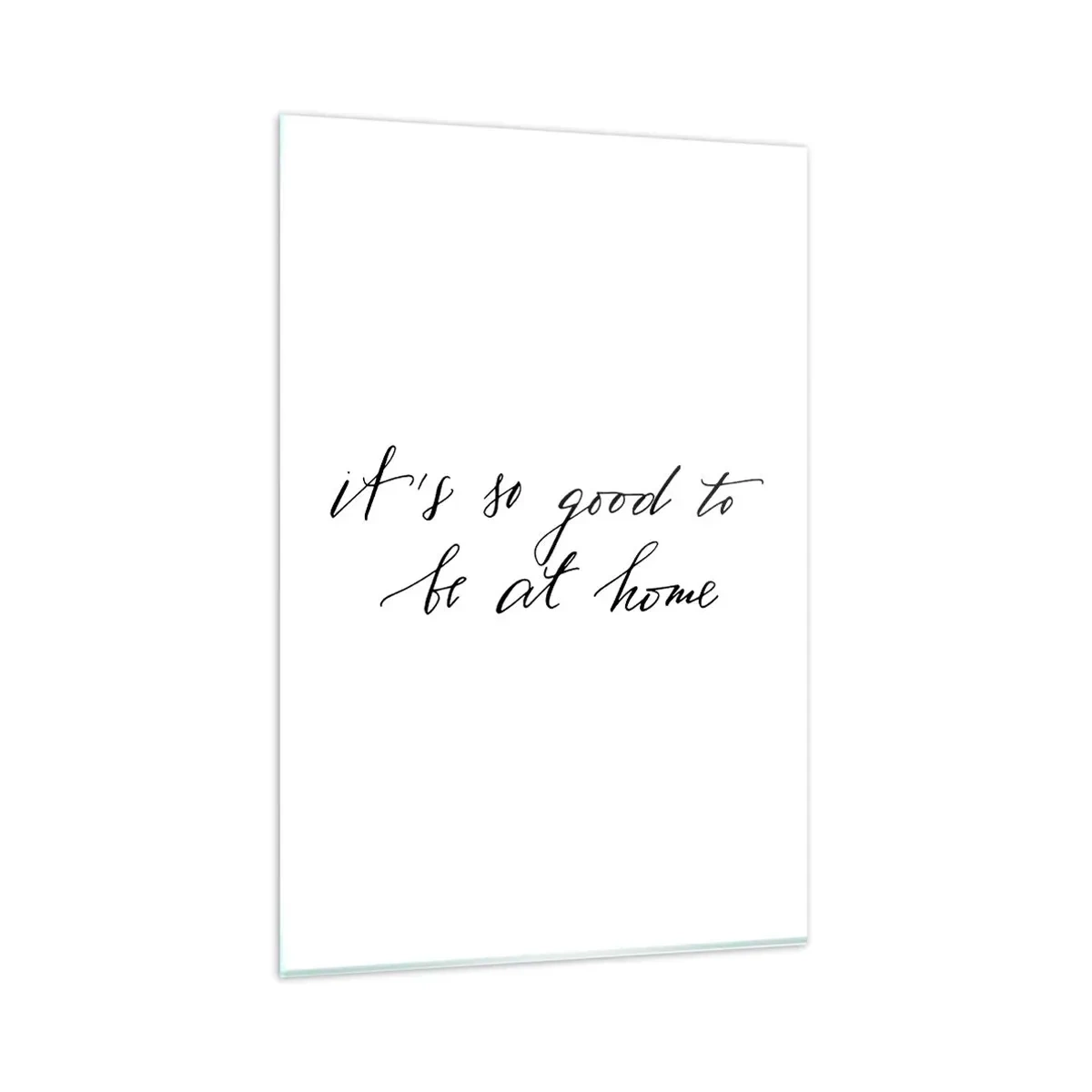 Üveg kép - Teljes igazság - 80x120 cm