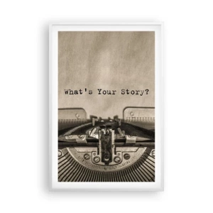 Poszter fekete keretben - Meséld el - 61x91 cm