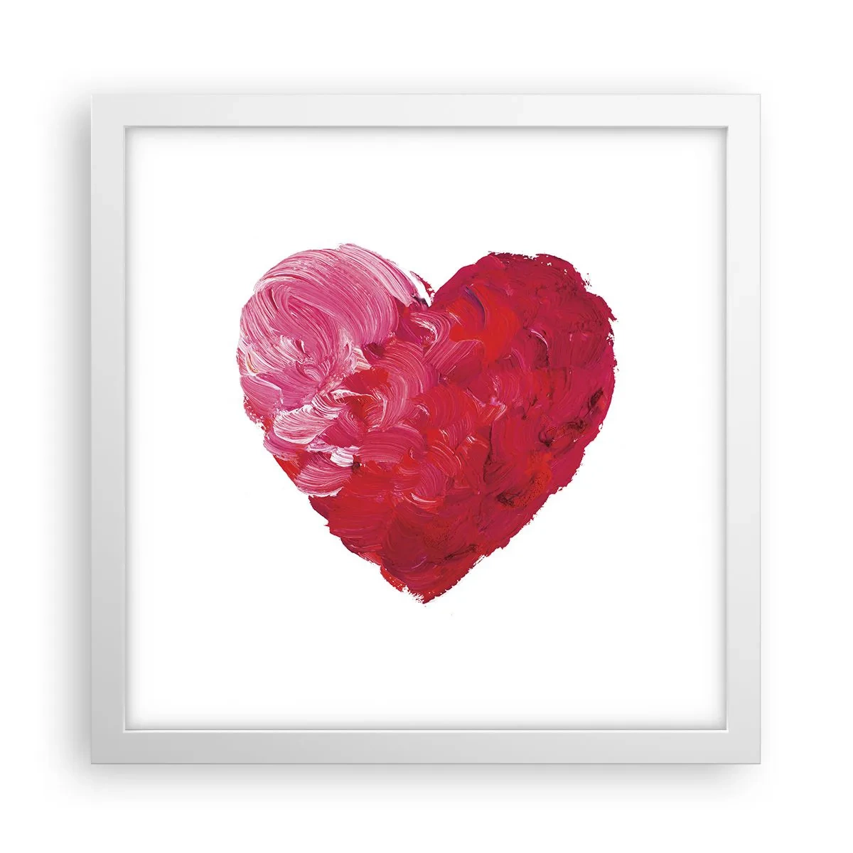 Poszter fekete keretben - All you need is love - 30x30 cm