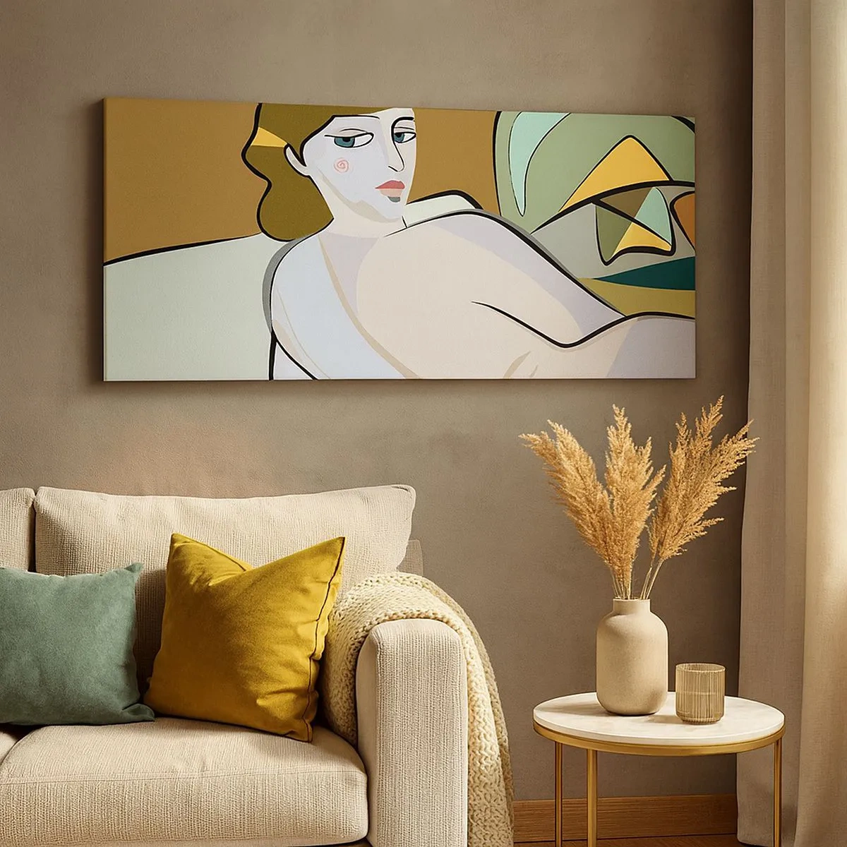 Vászonkép - Intim portré - 100x40 cm