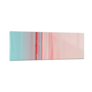 Üveg kép - Absztrakció hajnalban - 90x30 cm