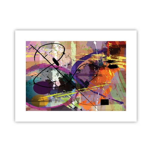 Poszter - Mehet egyenesen előre vagy körbe - 40x30 cm
