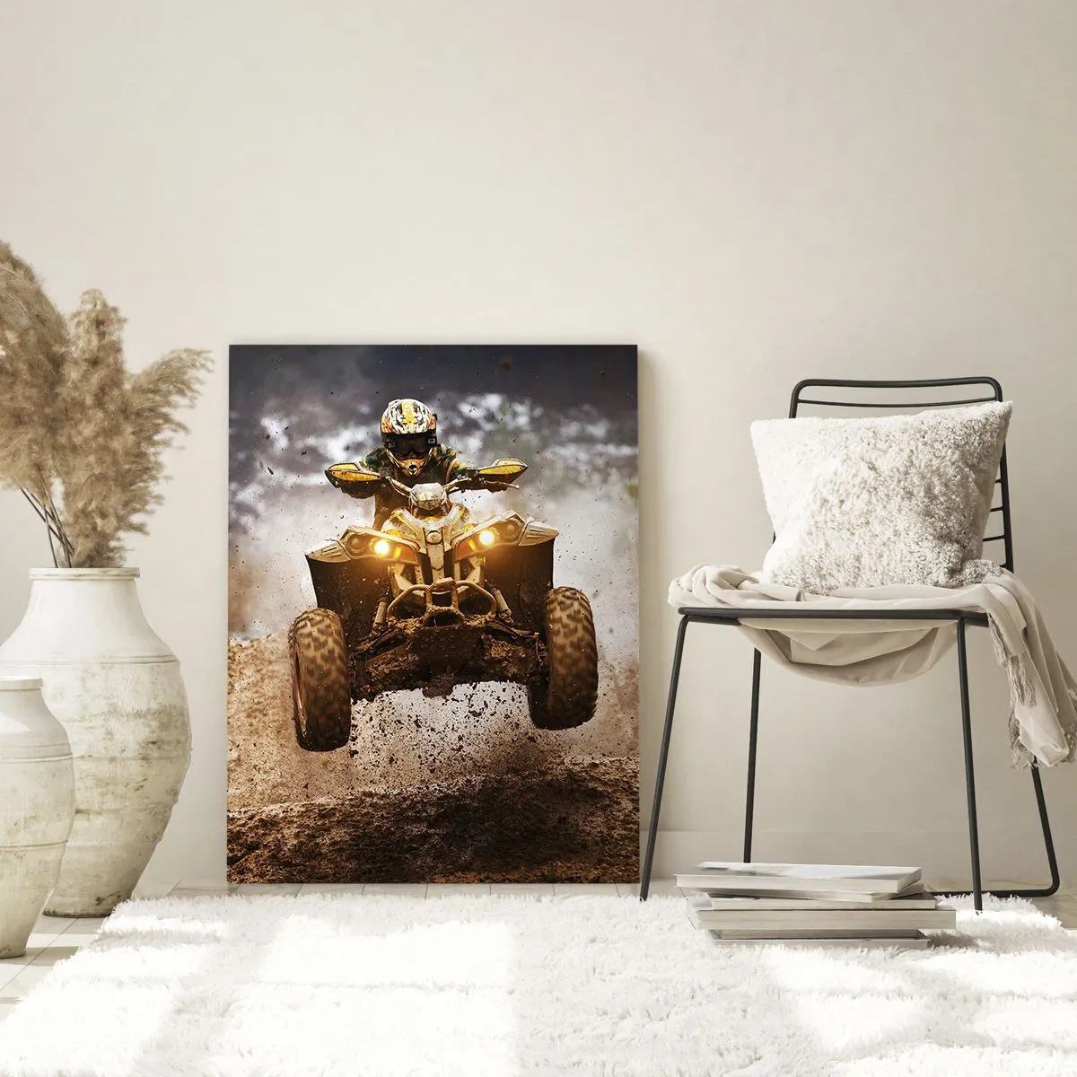 Üveg kép - No risk no fun - 70x100 cm