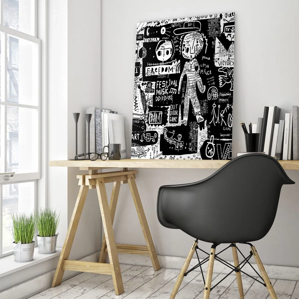 Üveg kép - A szellemi fiatalság törvényei és örömei - 50x70 cm