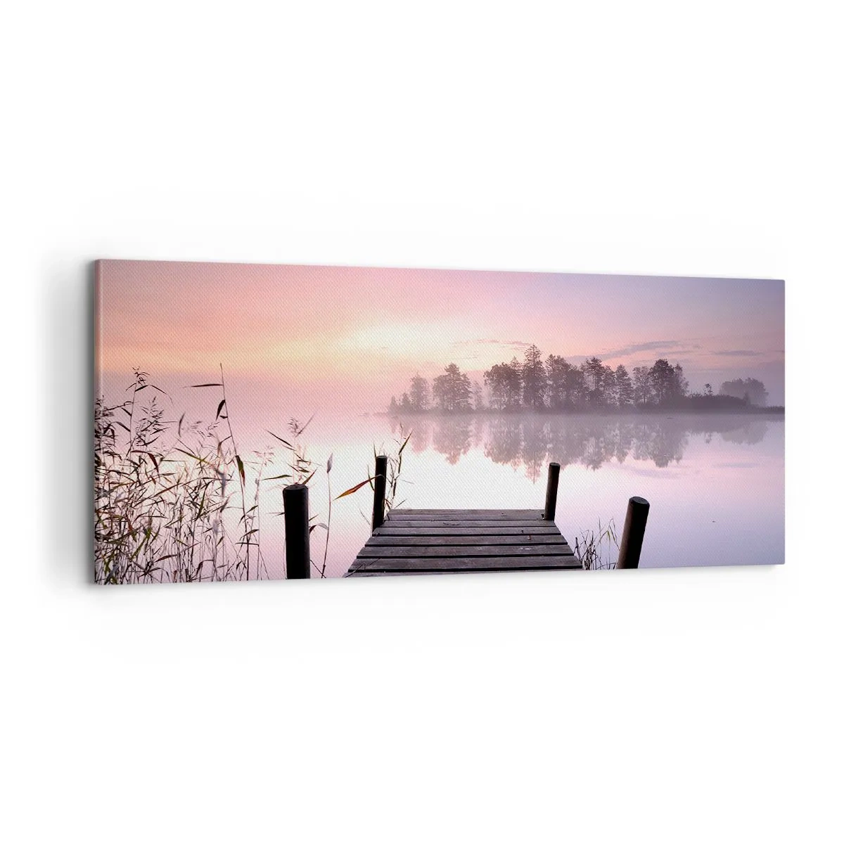 Vászonkép - A lila ködből... - 100x40 cm