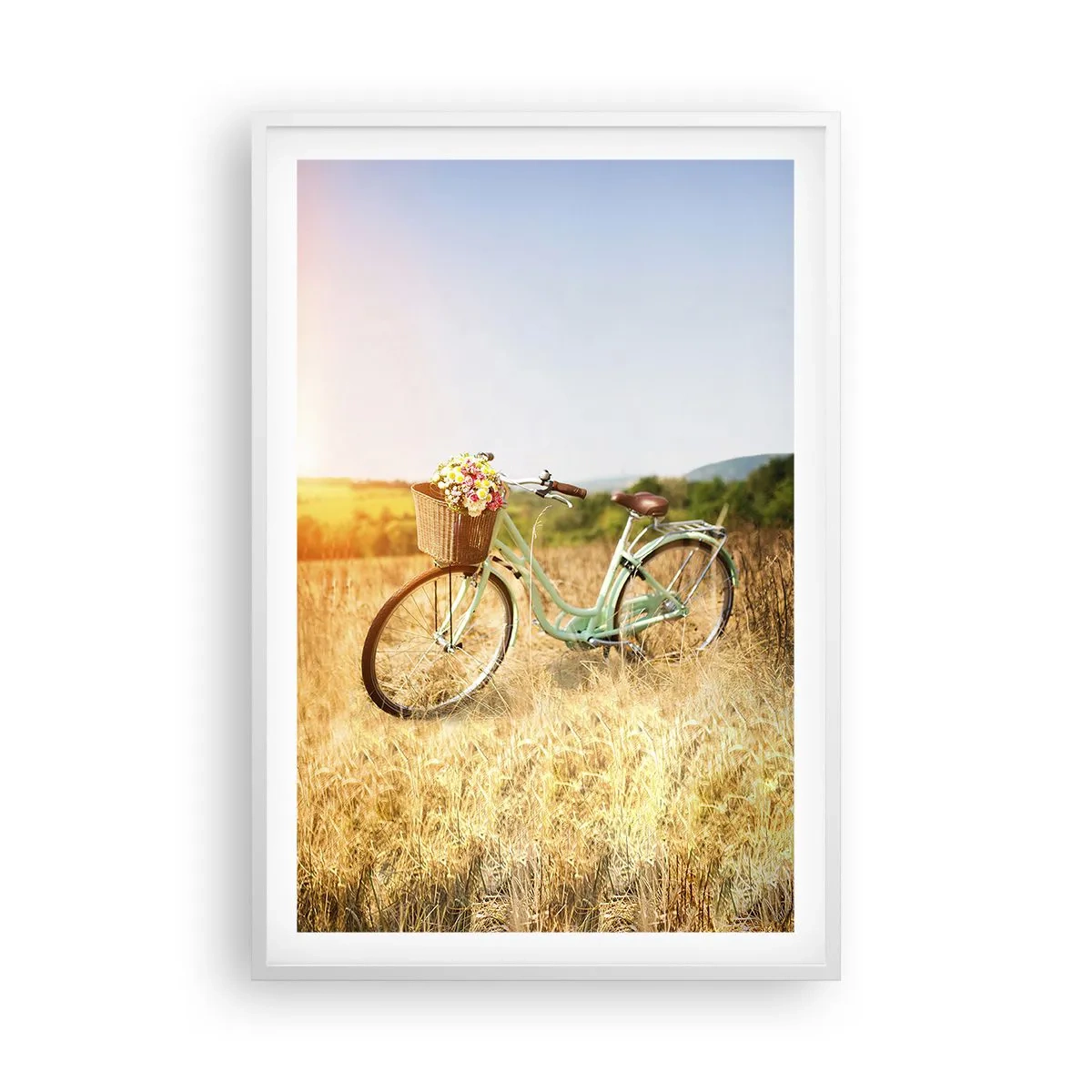 Poszter fekete keretben - Itt maradok egy darabig - 61x91 cm