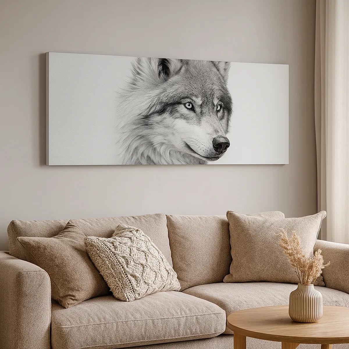 Vászonkép - Alfa - kétségtelenül - 30x30 cm