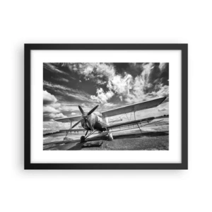 Poszter fehér keretben - Alig várom! - 40x30 cm