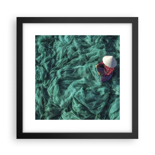 Poszter fehér keretben - A hálók tengerében - 30x30 cm