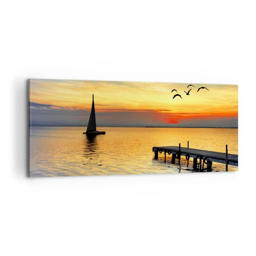 Vászonkép - Az esti visszatérések - 100x40 cm
