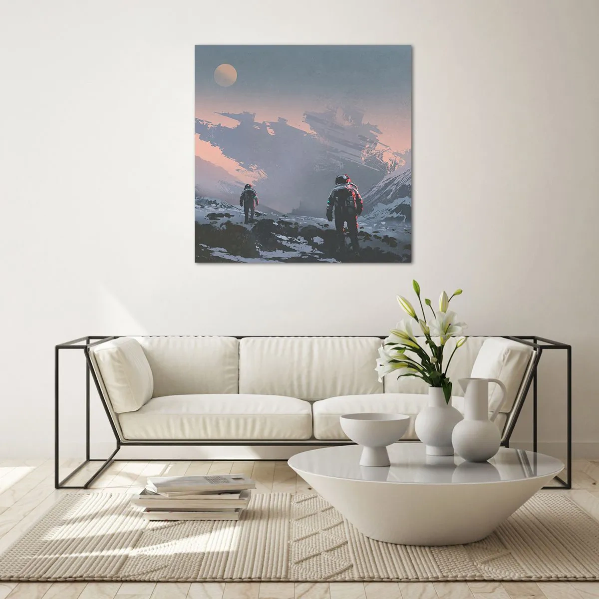 Üveg kép - Ismeretlen csillag alatt - 70x70 cm