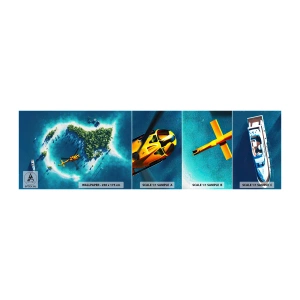 Fotótapéta Minta Standard Eco - Vegyél magadnak egy szigetet - Tájkép, sziget, Strand - 100x30 cm