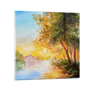 Üveg kép - Et in Arcadia ego - 30x30 cm