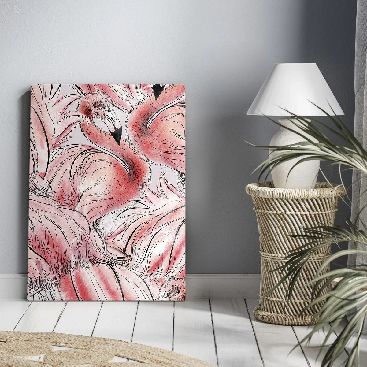 Vászonkép - Madári corps de ballet - 80x120 cm