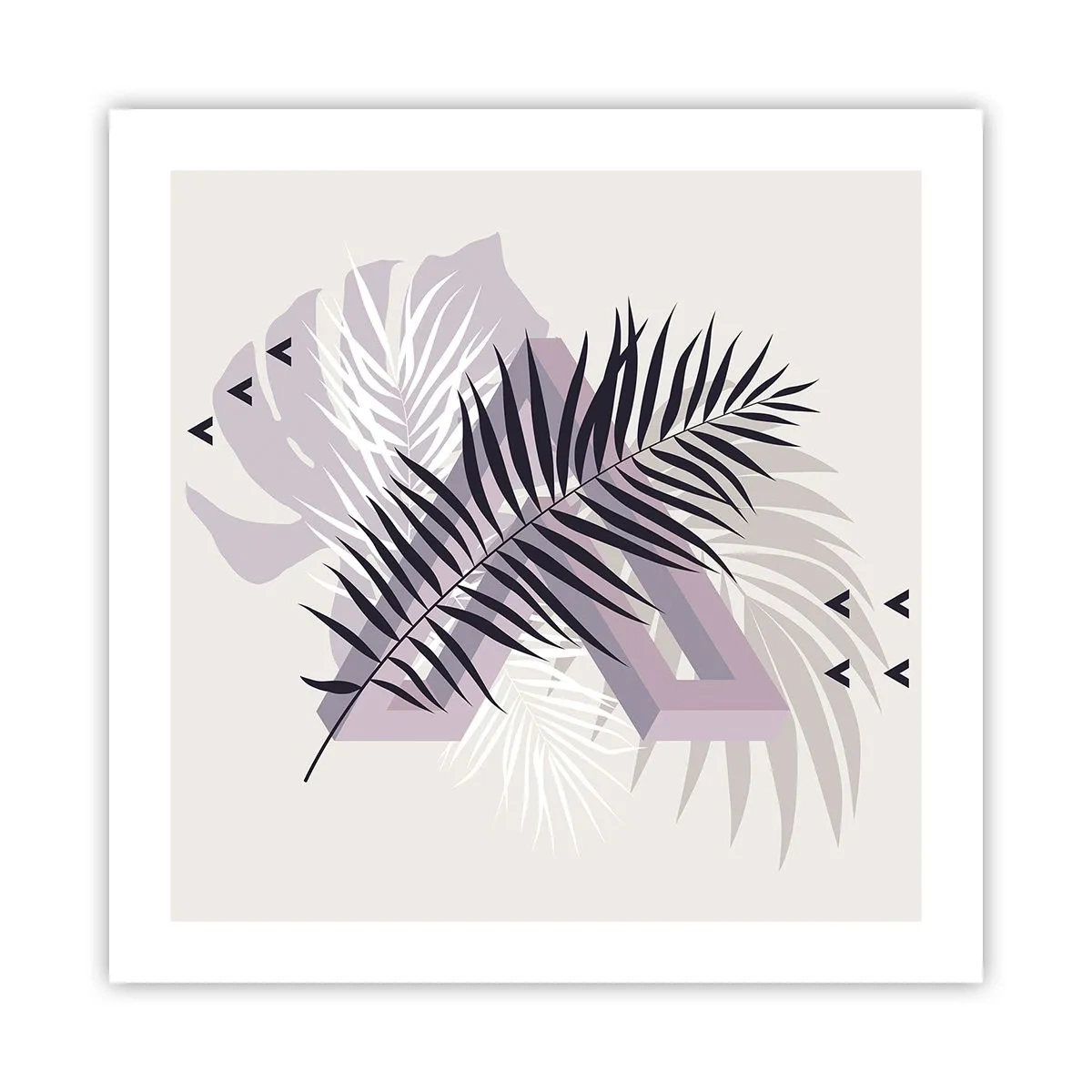 Poszter - Az árnyék árnyéka - 50x50 cm