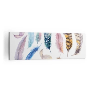 Vászonkép - Könnyű, tarka és sokszínű - 160x50 cm