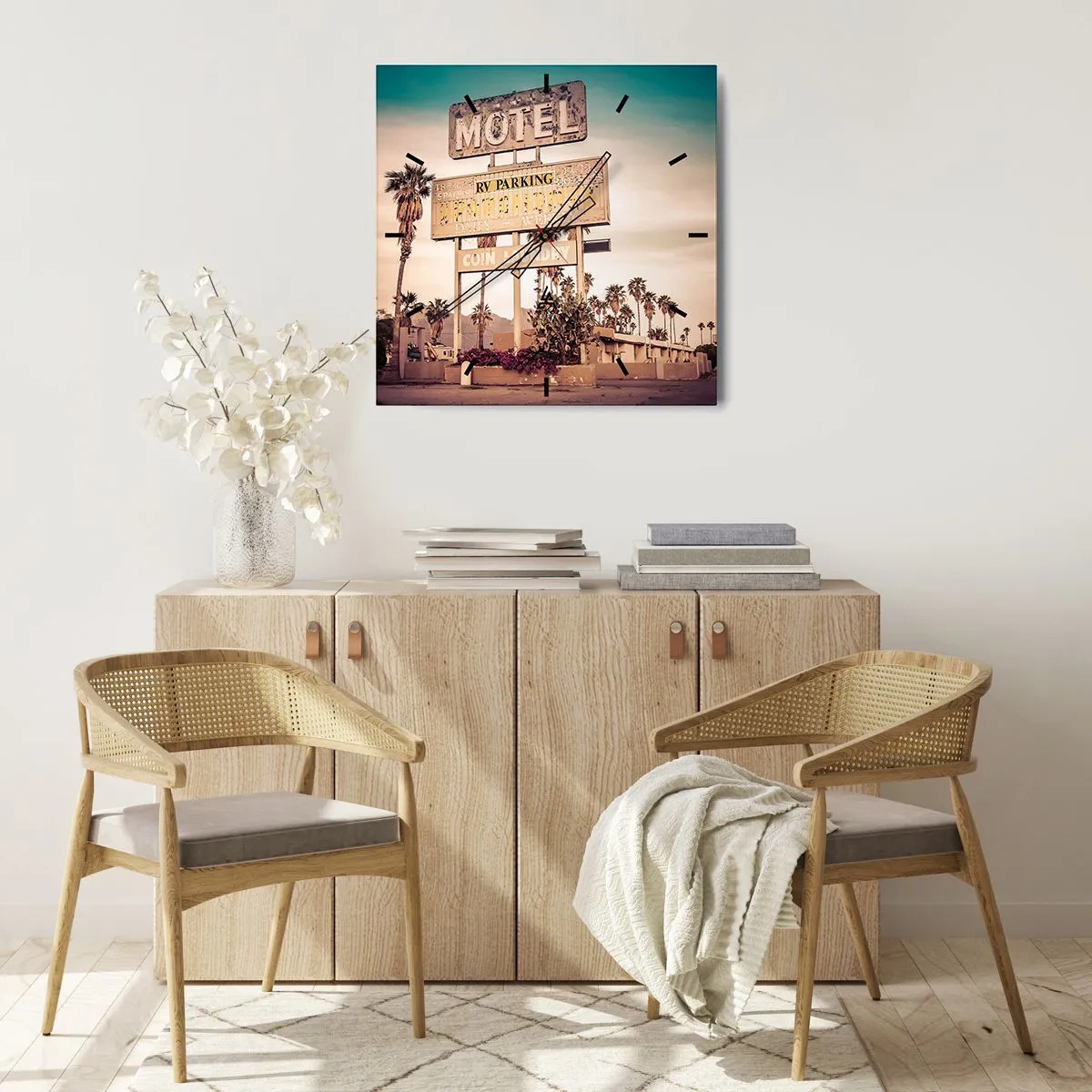 Falióra, Óra - Itt megállt az idő - 40x40 cm