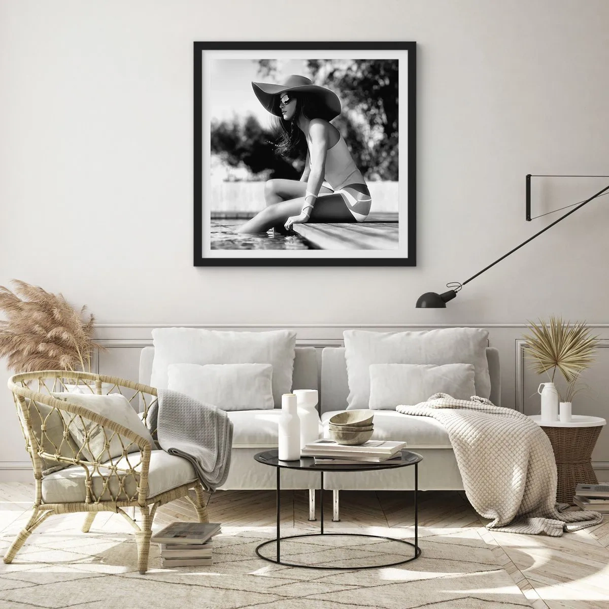 Poszter fehér keretben - Egy nyári álom - 60x60 cm