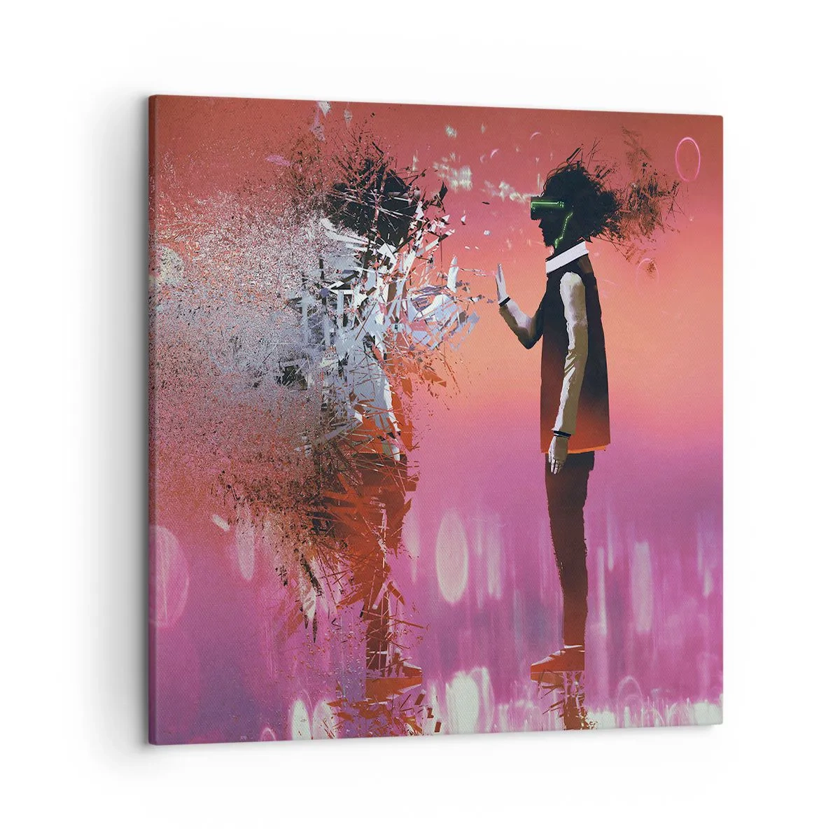 Vászonkép - Tudsz magadba nézni? - 50x50 cm