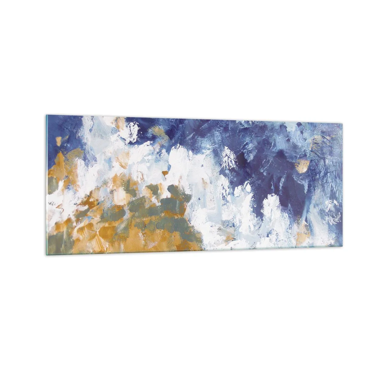 Üveg kép - Az elemek tánca - 100x40 cm