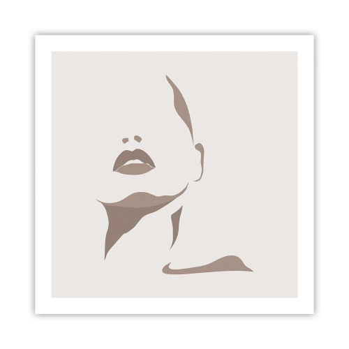 Poszter - Fényből és árnyékból létrehozott - 60x60 cm