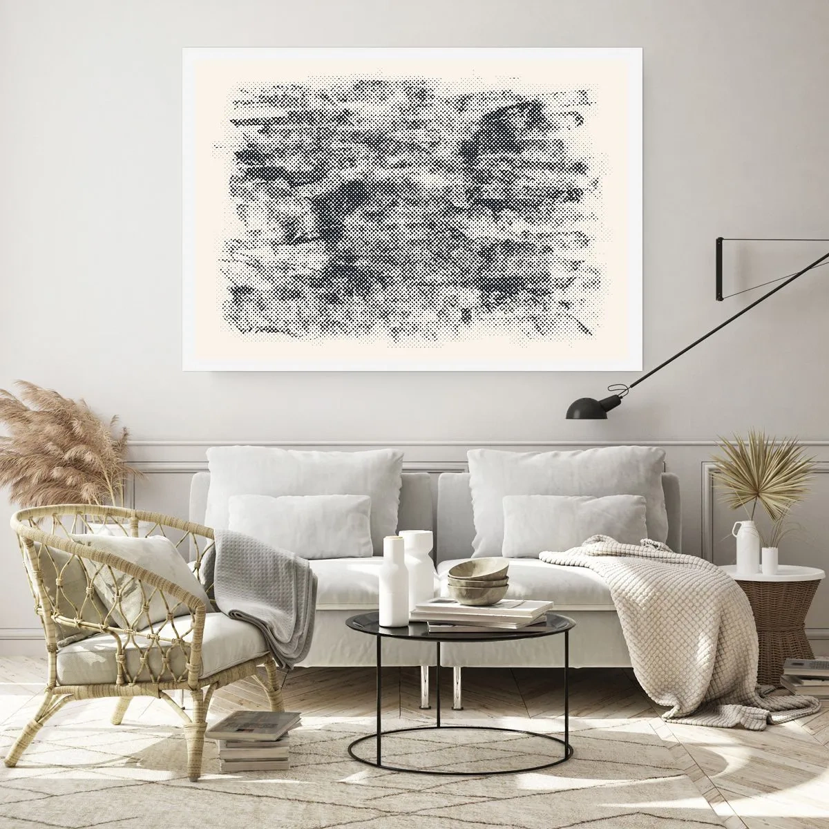 Poszter - Ködös kompozíció - 70x50 cm