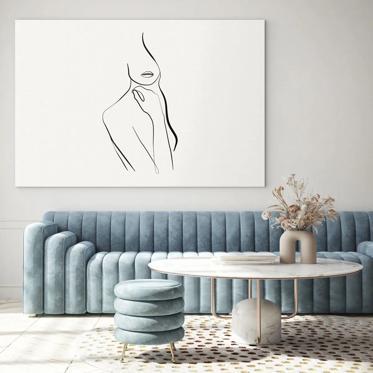 Üveg kép - A melankólia hulláma - 120x80 cm