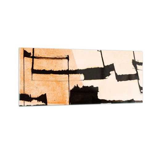 Üveg kép - Mégis rend - 100x40 cm